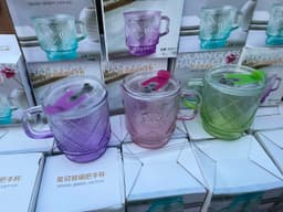 CROWN GLASS HANDLE CUP